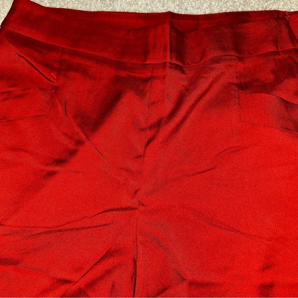 Hayden Scarlet Wide-Leg cropped pants - Picture 2 of 6